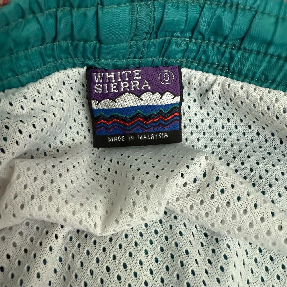 90s Vintage Teal Swim Shorts